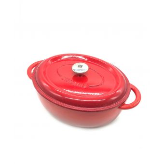 ZWILLING (ツヴィリング) ココット 29cm 4.7L 鋳物ホーロー鍋 CWO350 レッド