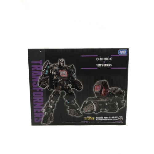 TAKARA TOMY×CASIO (タカラトミー×カシオ) マスターネメシスプライム レゾナントモード トランスフォーマー×G-SHOCK 35周年記念コラボ　腕時計