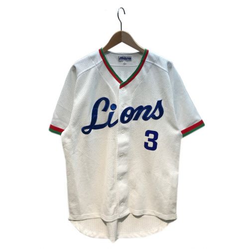 MIZUNO (ミズノ) レプリカユニホーム メンズ SIZE Free ホワイト 西部ライオンズ 背番号3 清原