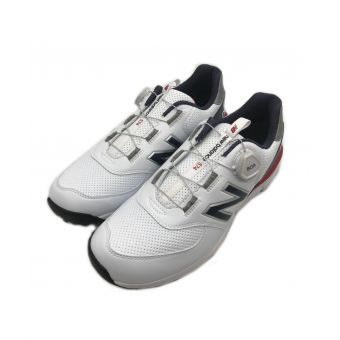 NEW BALANCE (ニュー・バランス) スパイクレスゴルフシューズ メンズ SIZE 27cm ホワイト MGBS574T