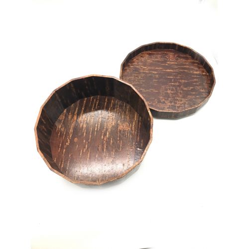 桜皮細工 (オウヒザイク) 茶櫃