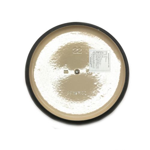 LE CREUSET (ルクルーゼ) 両手鍋 オレンジ Tradition Cocotte Ronde 22cm/3.4ℓ 2501-22