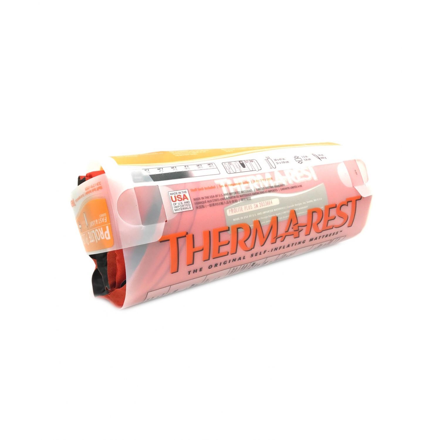 THERMAREST (サーマレスト) プロライトプラス マットレス 幅51×長さ119×高さ3.8cm