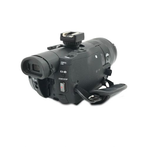 SONY (ソニー)  4K対応デジタルビデオカメラ FDR-AX100　LEDビデオライト HVL-LE1 マイク ECM-CG50 他付属