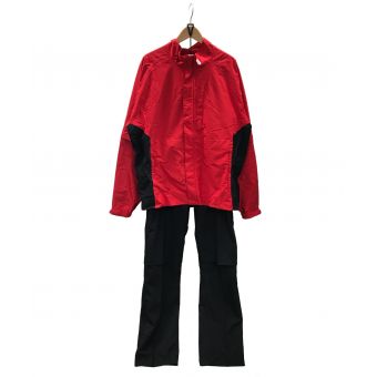 FOOT-JOY (フットジョイ) ドライジョイズレインスーツ メンズ SIZE 2XL レッド×ブラック FJ-S20-O01