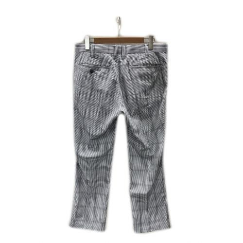 CUTTER&BUCK (カッター＆バック) ゴルフパンツ メンズ ネイビー×ホワイト 千鳥格子 秋冬物