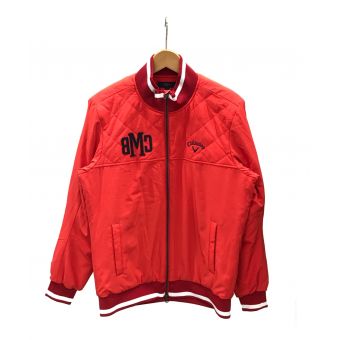 Callaway (キャロウェイ)  ブルゾン　ゴルフウェア　メンズ SIZE L レッド 中綿ジャケット