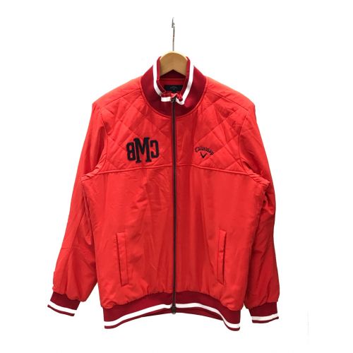 Callaway (キャロウェイ)  ブルゾン　ゴルフウェア　メンズ SIZE L レッド 中綿ジャケット