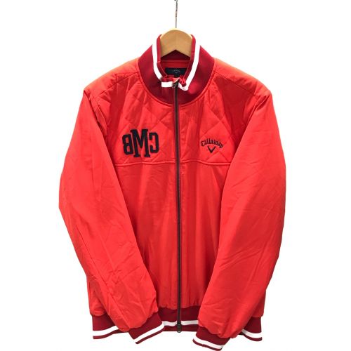 Callaway (キャロウェイ)  ブルゾン　ゴルフウェア　メンズ SIZE L レッド 中綿ジャケット