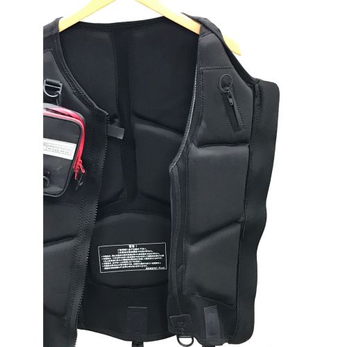 Rearth ネオプレーン ロックショアベスト FLV-3400  SIZE L ブラック フィッシングウェア
