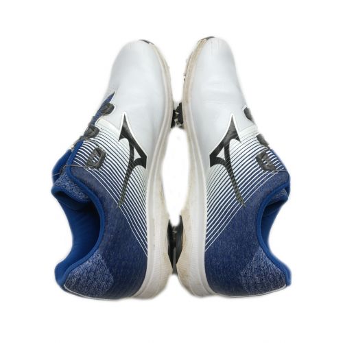MIZUNO (ミズノ) ゴルフシューズ メンズ SIZE 27cm ホワイト×ブルー 51GM201022 ネクスライト007BOA オールシーズン