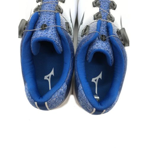 MIZUNO (ミズノ) ゴルフシューズ メンズ SIZE 27cm ホワイト×ブルー 51GM201022 ネクスライト007BOA オールシーズン
