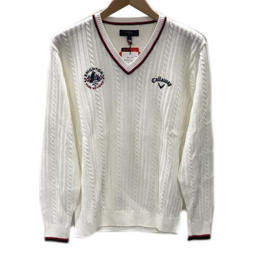 Callaway (キャロウェイ) ゴルフウェア(トップス) メンズ SIZE M ホワイト