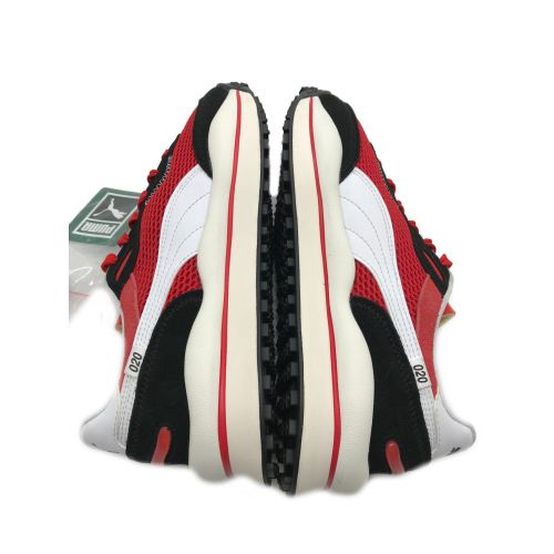 PUMA (プーマ) スタイル ライダー ストリーム オン シューズ レッド×ブラック サイズ:US7.5