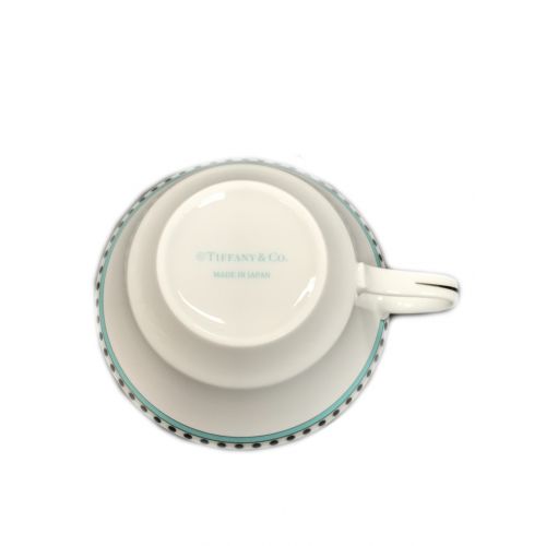 TIFFANY & Co. (ティファニー) カップ&ソーサー プラチナブルーバンド