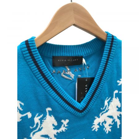 VIVA HEART (ビバハート) ゴルフウェア(トップス) メンズ SIZE L ブルー セーター 秋冬物