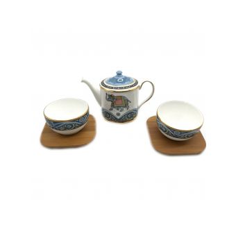Wedgwood (ウェッジウッド) ティーセット ブルーエレファント 2Pセット
