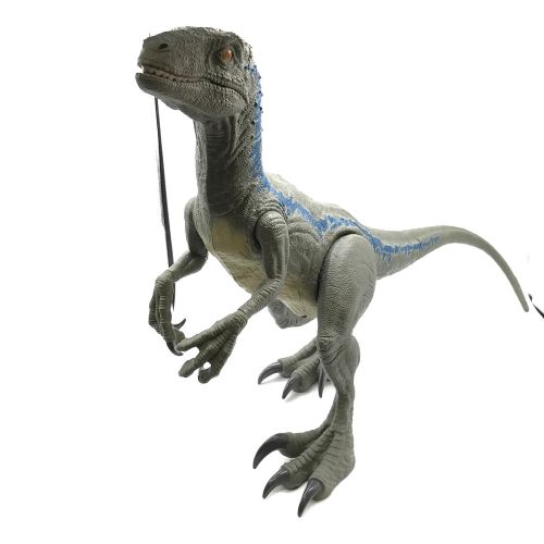 マテル　ジュラシックワールド　スーパービッグブルー　ヴェロキラプトル マテル ジュラシックワールド スーパービッグブルー