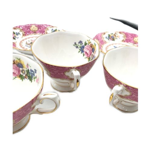 ROYAL ALBERT (ロイヤルアルバート) コーヒーカップ&ソーサー レディーカーライル 3Pセット