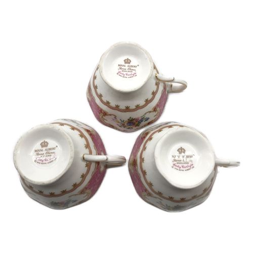 ROYAL ALBERT (ロイヤルアルバート) コーヒーカップ&ソーサー レディーカーライル 3Pセット