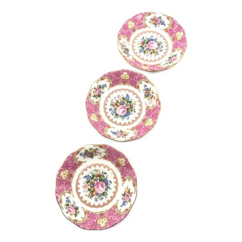 ROYAL ALBERT (ロイヤルアルバート) コーヒーカップ&ソーサー レディーカーライル 3Pセット