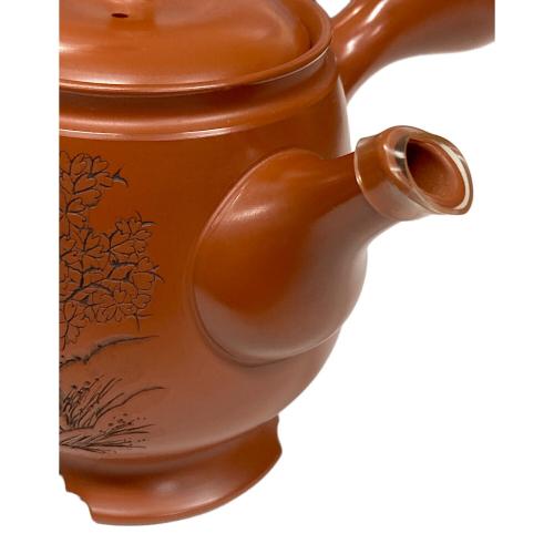 常滑焼 (トコナメヤキ) 急須 吉川雪堂 美人画