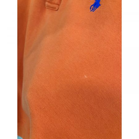 POLO GOLF RALPH LAUREN (ポロ ゴルフ ラルフローレン) ゴルフウェア ハーフジップスウェット 90s メンズ SIZE L オレンジ ポニー刺繍ロゴ