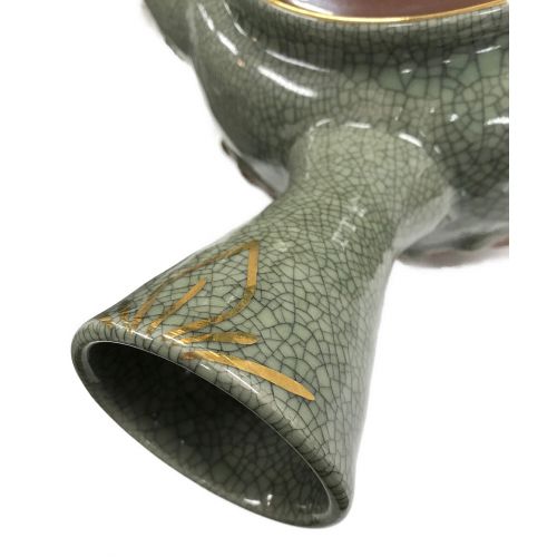 相馬焼    特大急須   双馬   金馬  美品 相馬焼 (ソウマヤキ) 特大急須｜トレファクONLINE