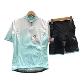 PEARL IZUMI (パールイズミ) サイクルジャージセットアップ ホワイト×ミントグリーン