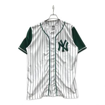 Fanatics (ファナティクス) ベースボールシャツ メンズ SIZE L ホワイト×グリーン ML2122SS0004