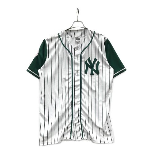 Fanatics (ファナティクス) ベースボールシャツ メンズ SIZE L ホワイト×グリーン ML2122SS0004