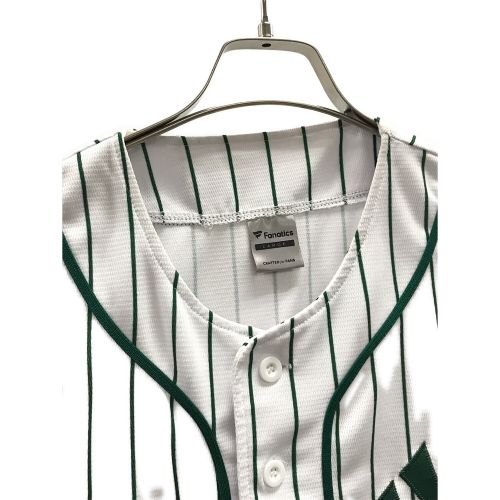 Fanatics (ファナティクス) ベースボールシャツ メンズ SIZE L ホワイト×グリーン ML2122SS0004