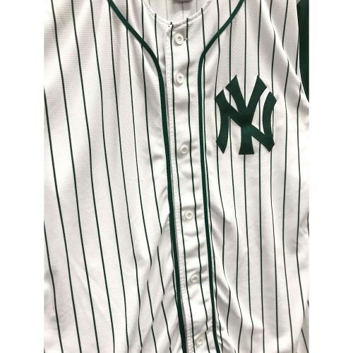 Fanatics (ファナティクス) ベースボールシャツ メンズ SIZE L ホワイト×グリーン ML2122SS0004
