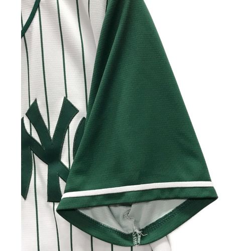 Fanatics (ファナティクス) ベースボールシャツ メンズ SIZE L ホワイト×グリーン ML2122SS0004