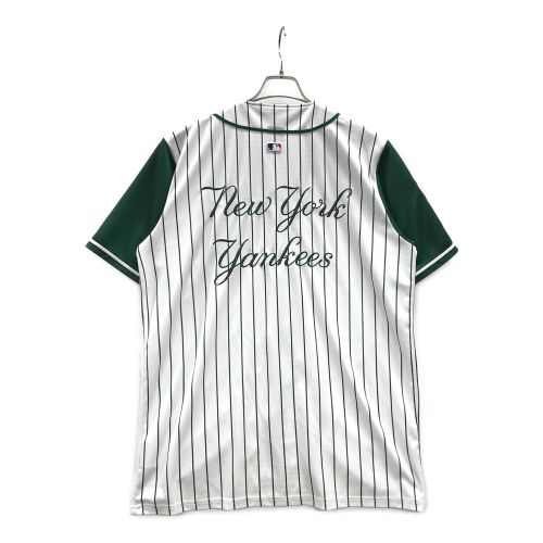 Fanatics (ファナティクス) ベースボールシャツ メンズ SIZE L ホワイト×グリーン ML2122SS0004
