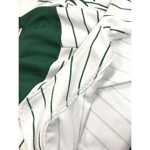 Fanatics (ファナティクス) ベースボールシャツ メンズ SIZE L ホワイト×グリーン ML2122SS0004