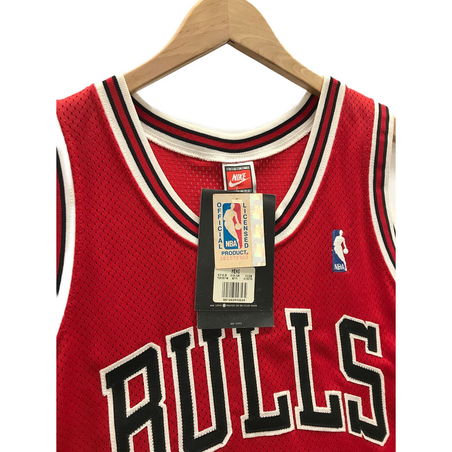 NIKE (ナイキ) BULLS ゲームシャツ メンズ SIZE 50 レッド 23 JORDAN