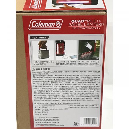 Coleman (コールマン) クアッドマルチパネルランタン LED 2000031270