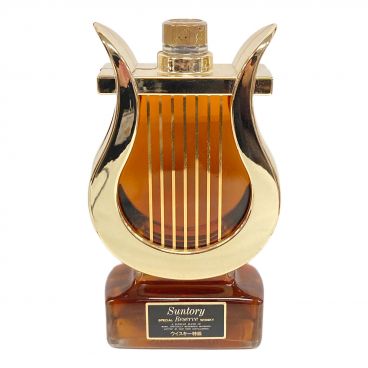 サントリー special reserve whiskey 600ml 楽器ボトル ハープ型 未