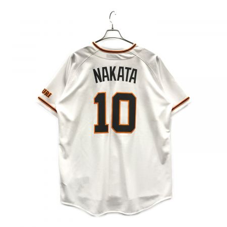 NIKE (ナイキ) 野球ユニフォーム XLサイズ ホワイト GIANTS 中田翔 背番号10