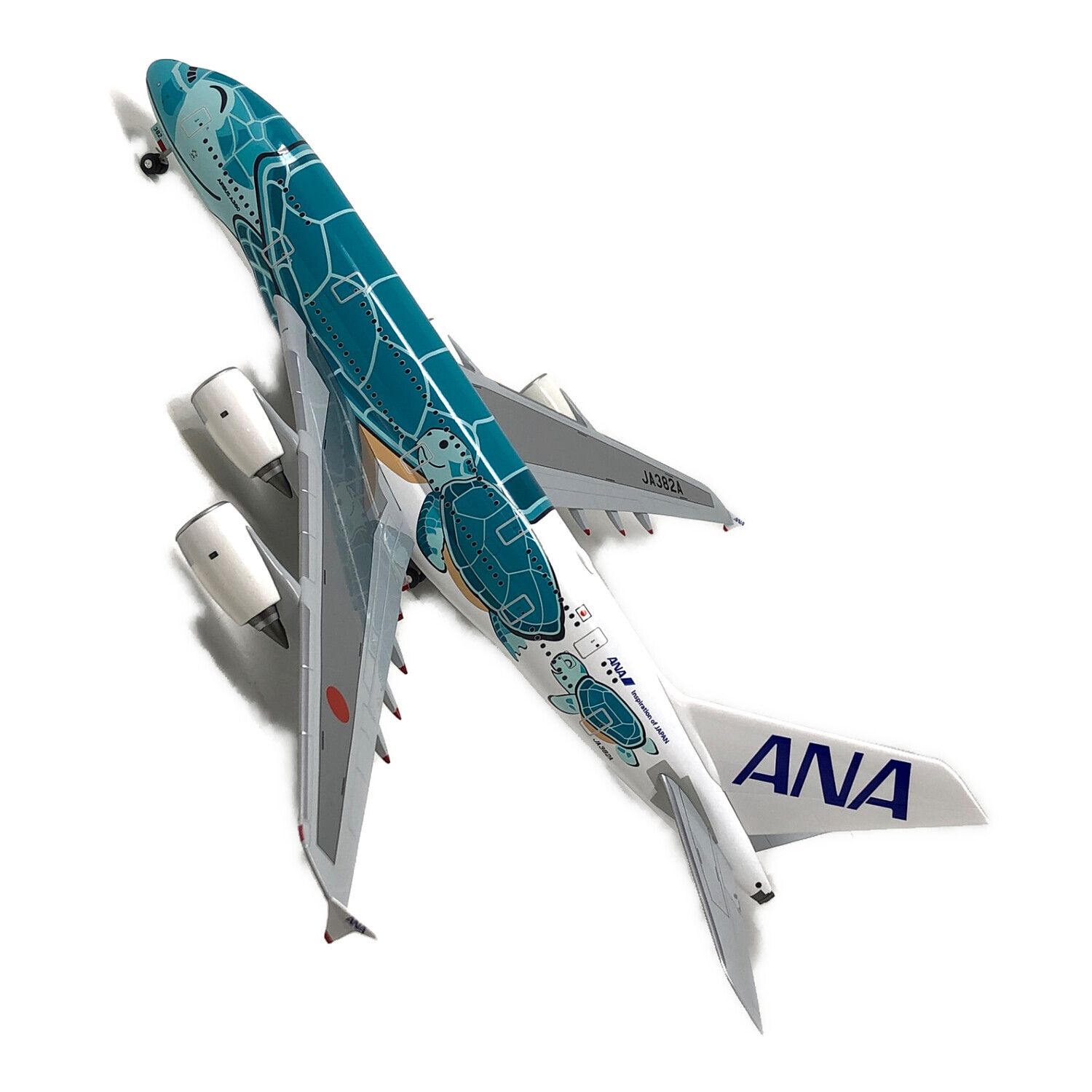 ANA(アナ) AIRBUS A380 FLYING HONU(フライングホヌ) 飛行機模型 