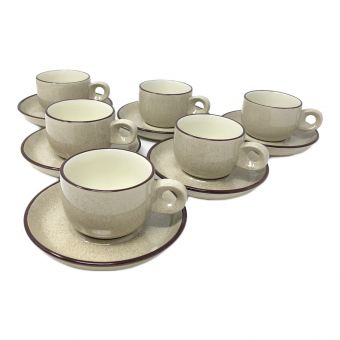 Noritake (ノリタケ) カップ&ソーサー 6Pセット