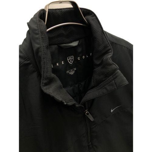 NIKE GOLF (ナイキゴルフ)中綿入りハーフジッププルオーバー Half Zip nylon Padded jacket（ハーフ ジップ ナイロン パッディド ジャケット）F5EAG-194904 SIZE XL ブラック 秋冬物