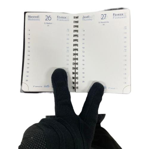 HERMES (エルメス) 手帳 ブラック