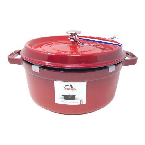 Staub (ストウブ) 鍋 レッド LA COCOTTE 24㎝