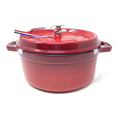 Staub (ストウブ) 鍋 レッド LA COCOTTE 24㎝