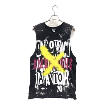 ONE OK ROCK (ワンオクロック) タンクトップ SIZE M ブラック Ambitions JAPAN TOUR 2017 ワンオク ライブグッズ