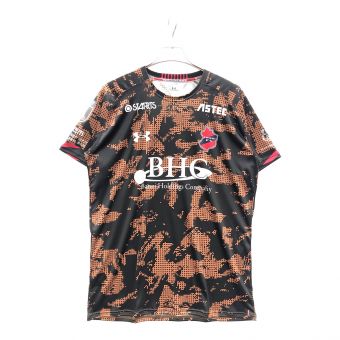 UNDER ARMOUR (アンダー アーマー) サッカーユニフォーム メンズ SIZE XL ブラック×ブラウン いわきFC 23番