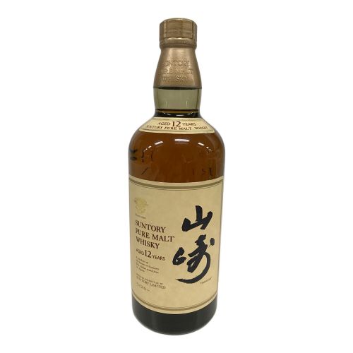 SUNTORY（サントリー） ウィスキー 山崎 ピュアモルトウィスキー12年 750ml お酒