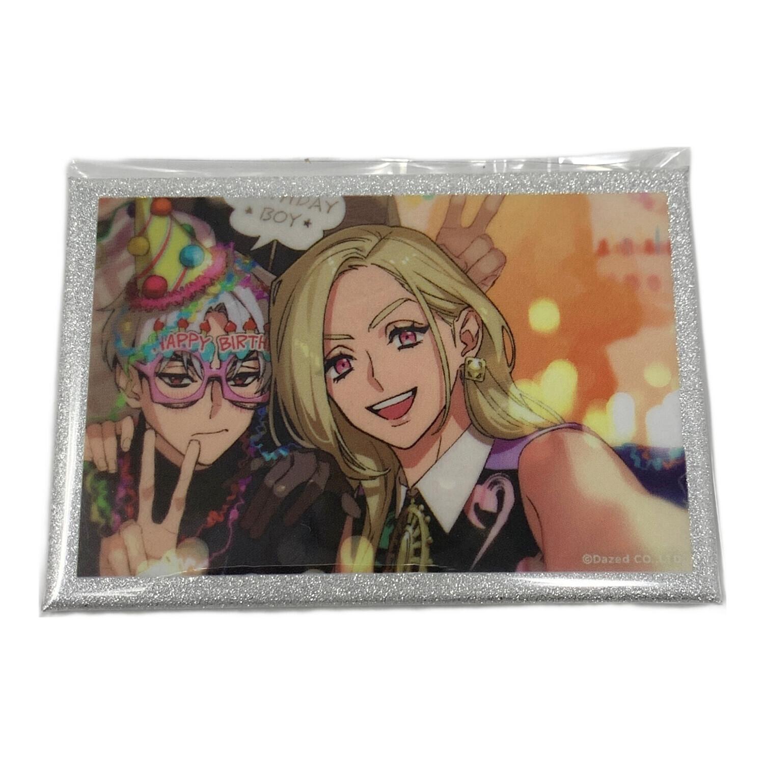 カリスマ 草薙理解 アクリルスタンド＆グリッタースクエア缶バッジ